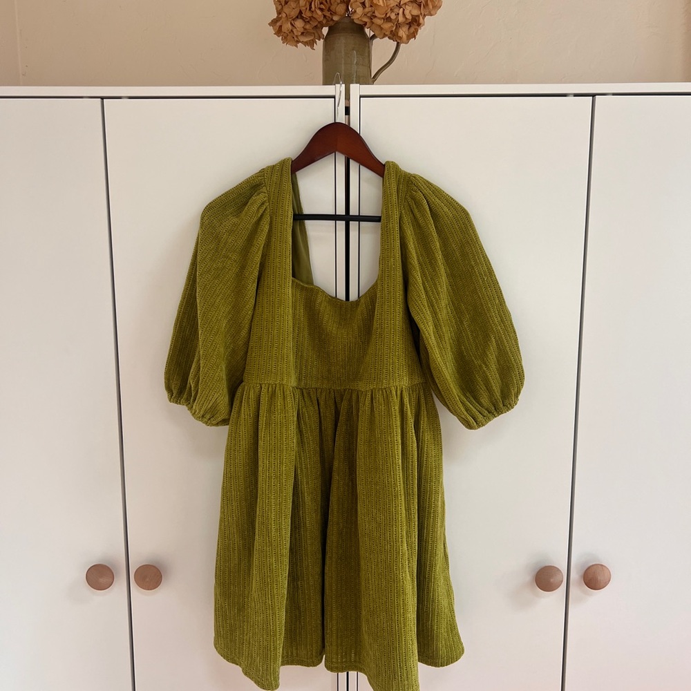 Green Babydoll Dress Size L